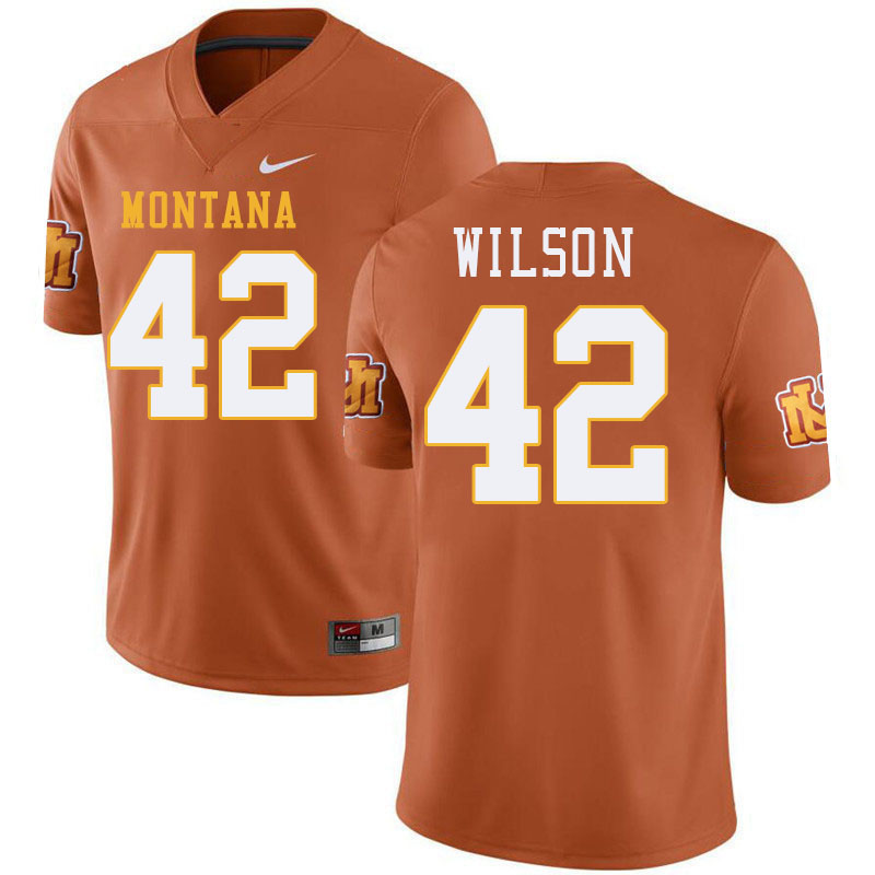 Riley Wilson Montana Grizzlies Jersey,University Of Montana Grizzlies #42 Riley Wilson Jersey-Retro